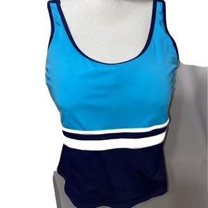 LL BEAN Womens TANKINI SWIMSUIT TOP  Size 18W